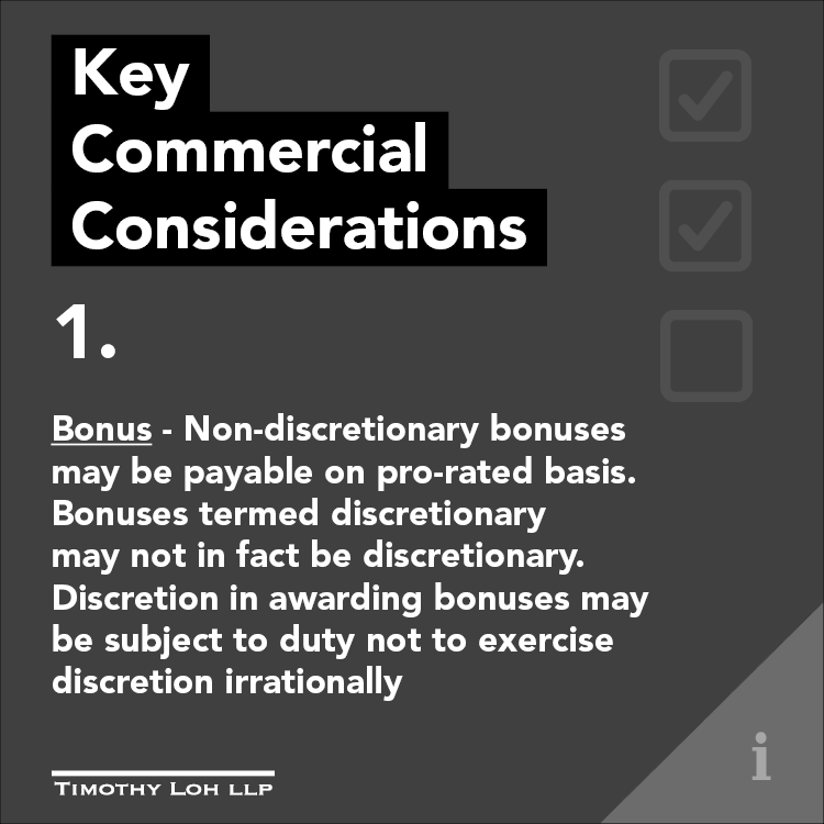 Liability for Discretionary Bonus Payments