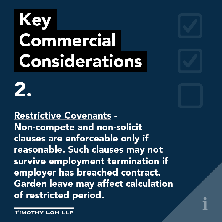 Enforceability of Non-Competes and Other Restrictive Covenants