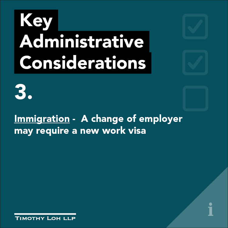 Effect on Work Visa of Termination of Employment