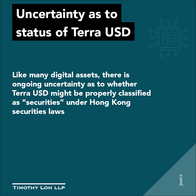 Uncertainty as to status of Terra USD