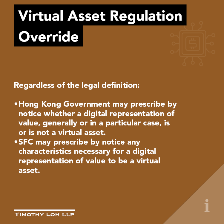 Virtual Asset Regulation Override
