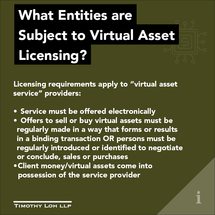 What Entities are Subject to Virtual Asset Licensing?
