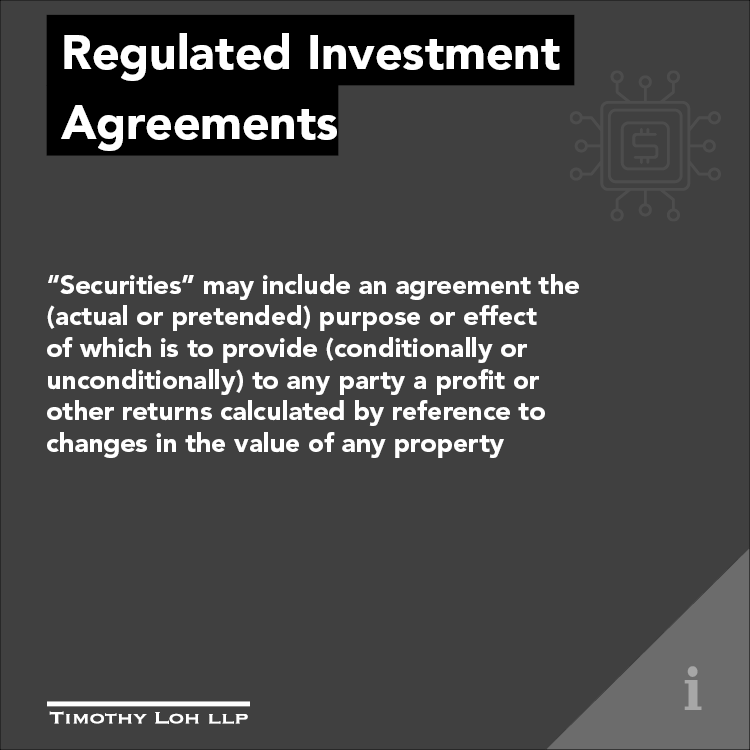 Regulated Investment Agreements